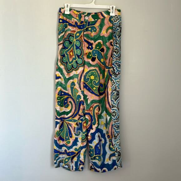 Maeve by Anthropologie mixed print pants. Size 4 - Picture 1 of 7
